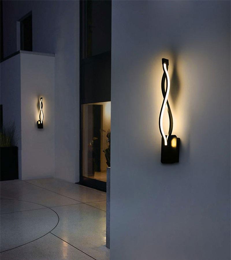 16 W moderne Hausdekoration, Wellenform, Aluminium, Up Down LED-Wandleuchte, LED-Wandleuchte für den Innenbereich, Urlaubsgirlandenlicht