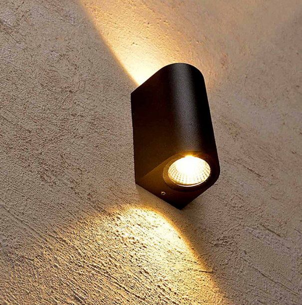 China Manufacture Home External 3000-6000k 6W Innendekoration LED-Wandleuchte für den Außenbereich 15 * 8 * 6,8 cm nach oben und unten