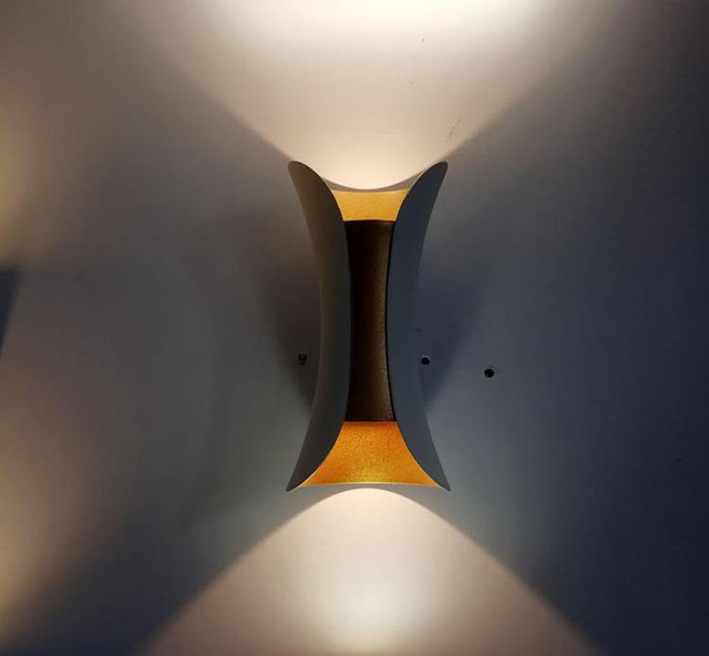 10W große Taille Wandleuchte moderne Mode Outdoor-LED-Wandleuchte IP65 wasserdichte Wandleuchte für Garten- und Hofdekoration 