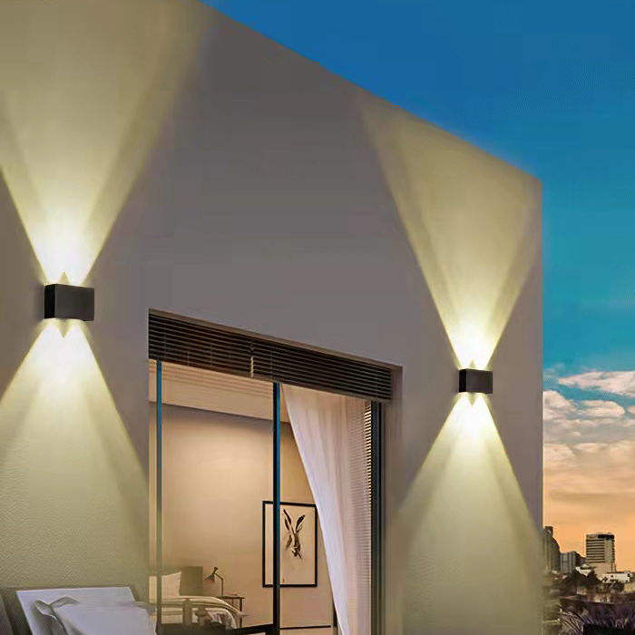 Led Wand Lampe Veranda Outdoor Indoor Up Down Wand Licht Für Home Treppen Schlafzimmer Nacht Tür Lampe Korridor Beleuchtung Marke licht