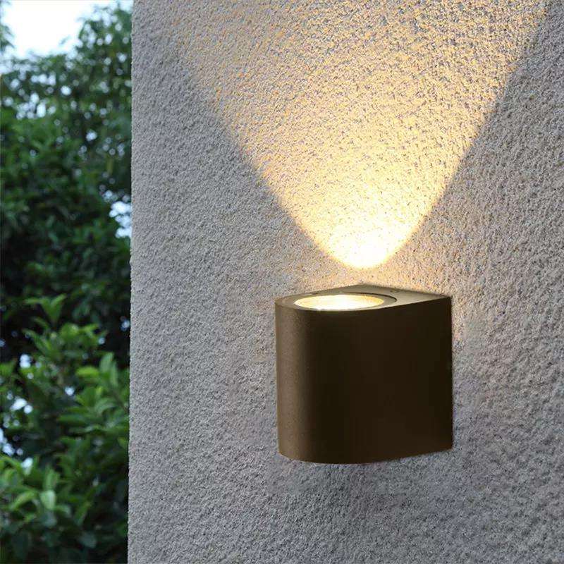 5W Säule Einzelkopf wasserdichte Wandleuchte Einzigartige Nachtlampe IP65 wasserdichte Wandleuchte für Garten- und Hofdekoration