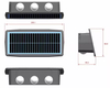 4W 6W Solar-Led-Licht Im Freien Wasserdichte Solar Hight Lichter Wand leuchte Intelligente wand lampe solar wand Außen lampe