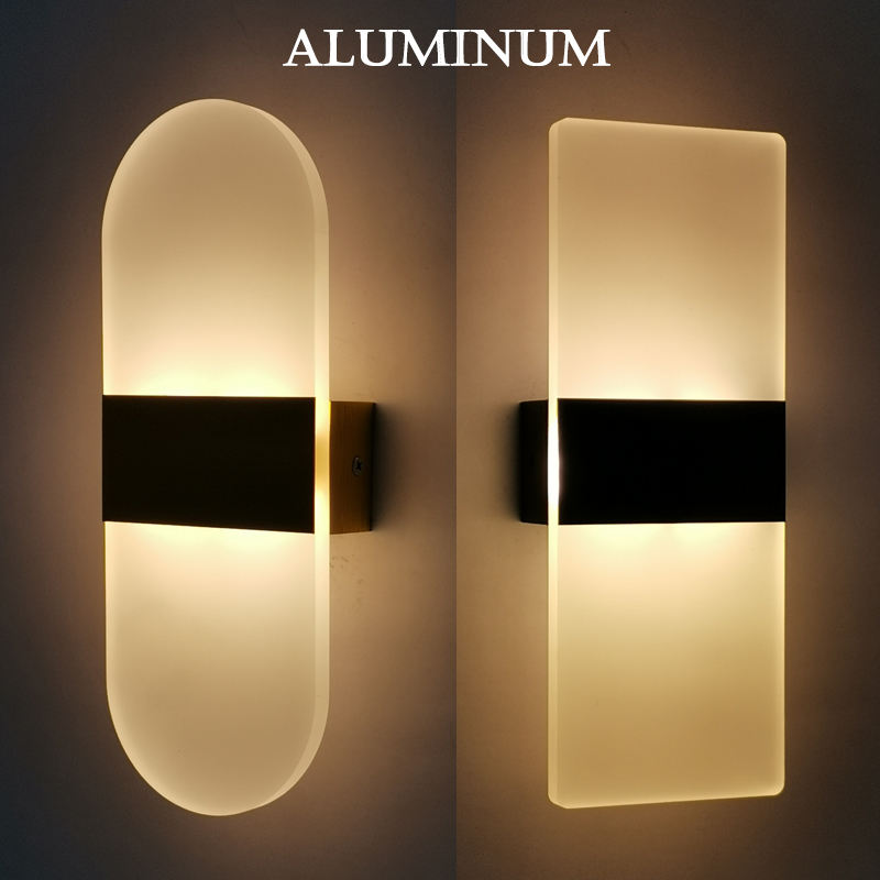 6W Acryl-Wandleuchte, Innenwandleuchte, Acryl-LED-RGB mit Stückliste/One-Stop-Service, LED-Wandleuchte, kundenspezifische Lasermarkierung, kundenspezifische Acryllampenwaren