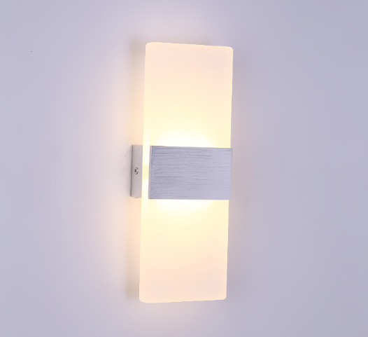 6W Acryl-Wandleuchte, Innenwandleuchte, Acryl-LED-RGB mit Stückliste/One-Stop-Service, LED-Wandleuchte, kundenspezifische Lasermarkierung, kundenspezifische Acryllampenwaren