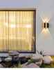 4W 6W 8W 10W LED-Wandleuchte, rechteckig, goldfarben, schwarz, nach oben und unten leuchtende Körperlampe, Beleuchtungsstil, moderne Wandleuchte
