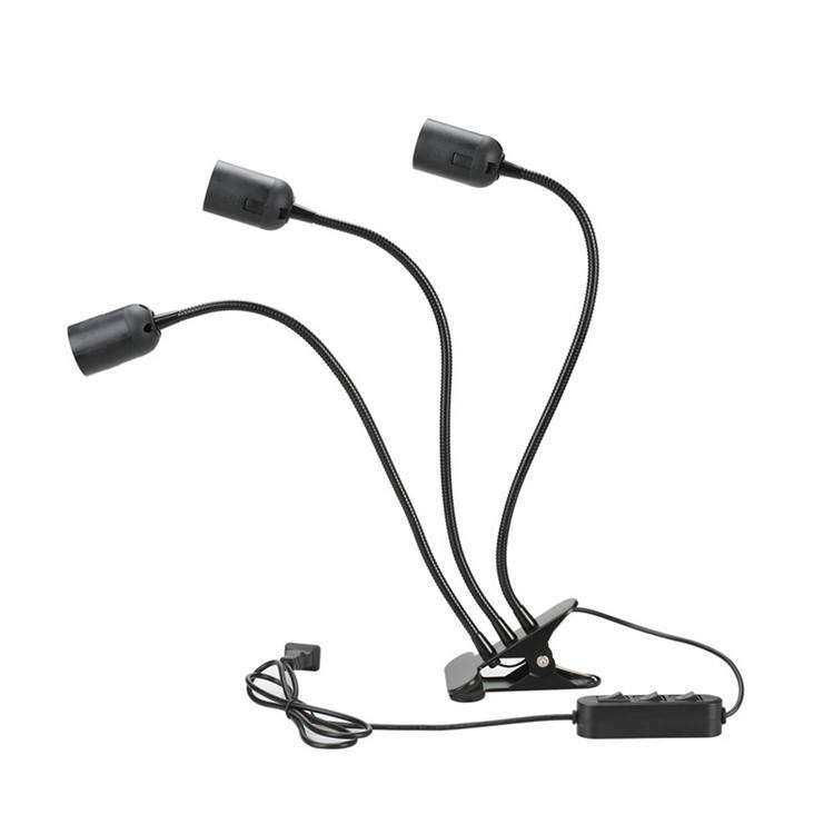Grenzüberschreitende LED-Clip-Lampe, Einzelkopf, Doppelkopf, Dreikopf-Clip-Lampenfassung, E27, Universal-Lampenfassung mit Clip