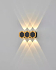 LED-Wandlampen, LED-Wabenstruktur, nach oben und unten, LED-Lampe, Beleuchtungsstil, moderne Außenleuchten
