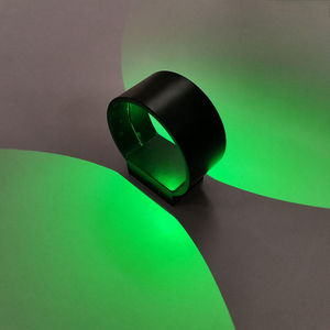 5-W-Kreis-Wandleuchte RGB mit Controller für Innendekoration, erhellende Lichter, schwarz/weiße LED-Wandleuchte, Auf- und Ablicht