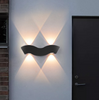 Nordic Wasserdichte 4W wand lampe einfache led wohnzimmer Hintergrund Wand Lampe hotel halle korridor beleuchtung Up und unten licht