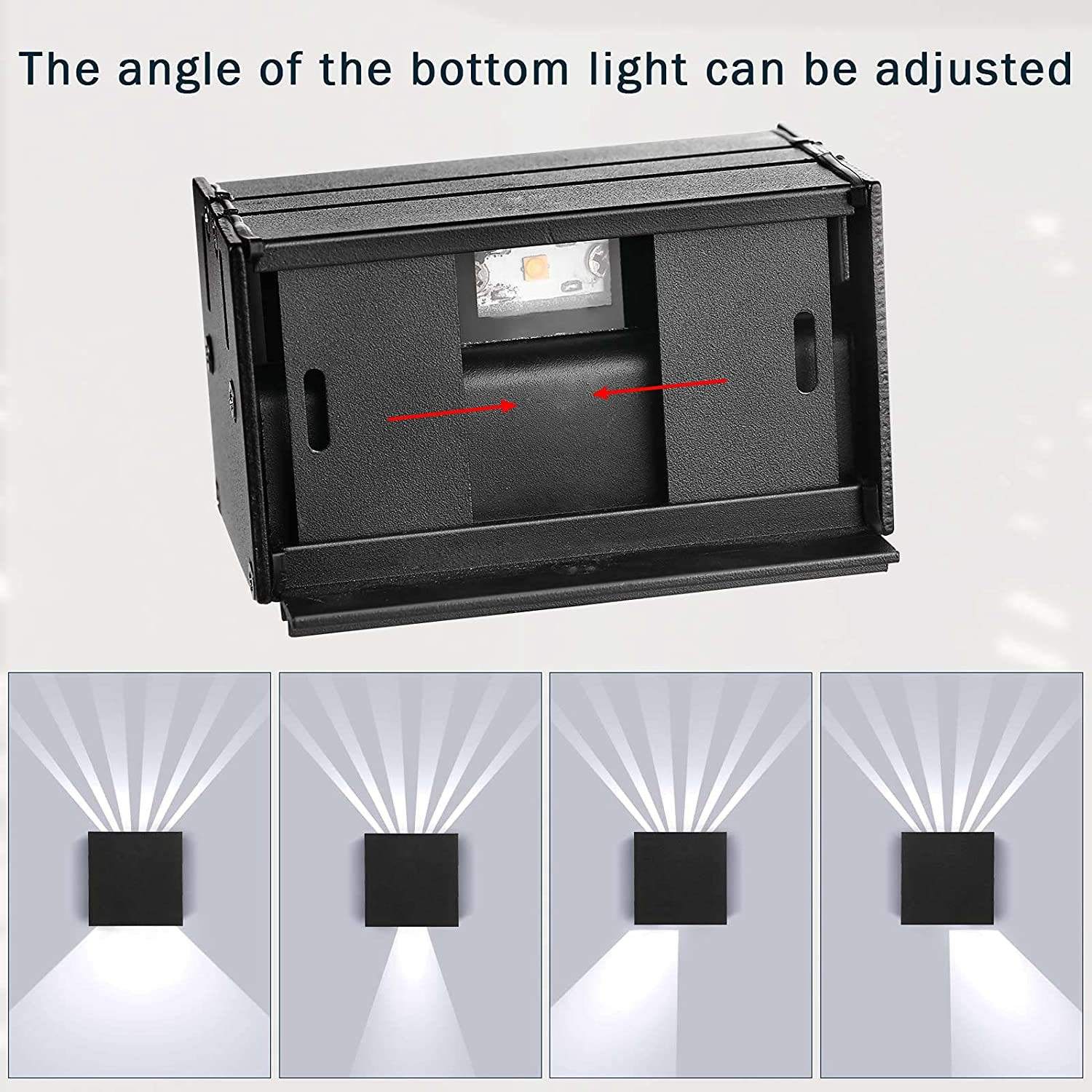 LED Wand Lampen IP65 Wasserdichte Outdoor/Indoor Treppen Beleuchtung A85-265V Up Down Licht Für Garten Wohnzimmer Wand hause Zimmer Dekor