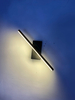 Moderne LED-Wandleuchten, 330 drehbar, 6 W, AC85V-265V, Wandleuchte, schwarze Lampe, Gang, Innendekoration, Beleuchtung