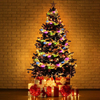 LED-Band-Lichter, Weihnachtsbaumschmuck, Feen-Lichterkette, DIY-Spitzenbogen für Navidad, Zuhause, Neujahr, Weihnachtsdekoration, Lampe