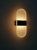 6W ovale Wandleuchte, Acryl-Wandleuchte, rechteckige Wandleuchte, LED-Wandleuchten, AC85-265V, Innen-Aluminium, runde Lichter, Wandmontage-Lampe für Wohnzimmer, Schlafzimmer, Hotel, Restaurant, Beleuchtung