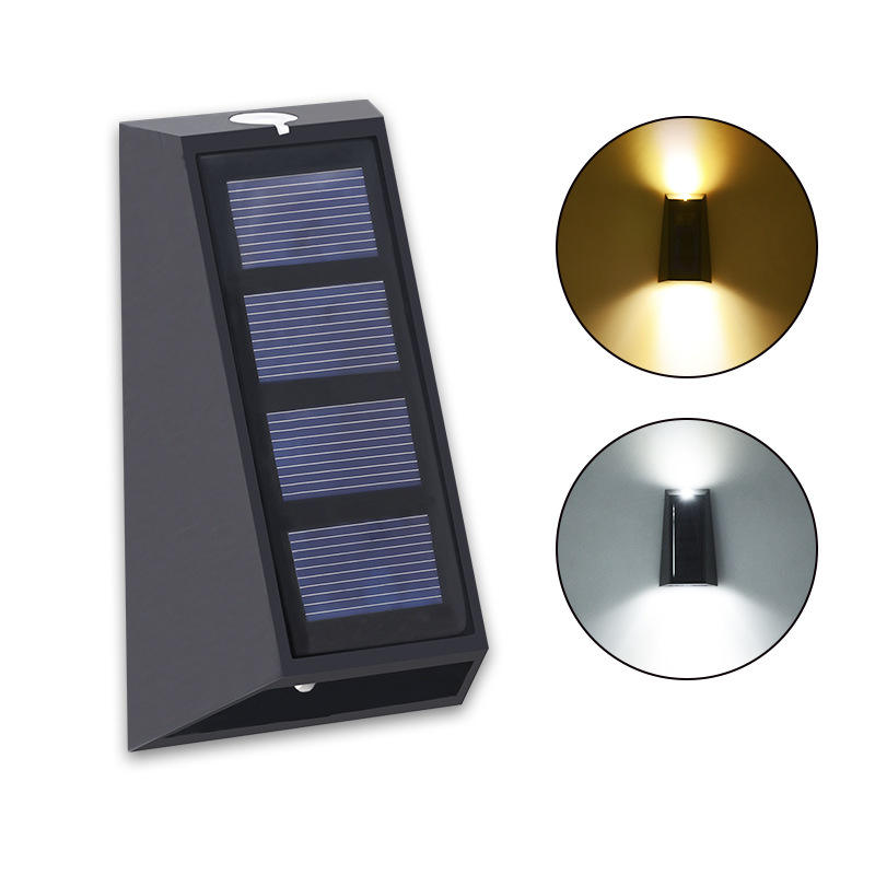 Solar Wall Washer Outdoor Garten Haus Wand Lampe Wasserdichte Beleuchtung Lampe Villa Dekorative Garten Wand Lampe