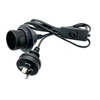 Lampenfassung, Kabel, E27-Sockel, Lampenfassung, Pendelleuchte, Stoff, Metall, maßgeschneidert, PVC-Schalter-Stil, Kabelstecker, Kunststoff-Dimmerschraube 