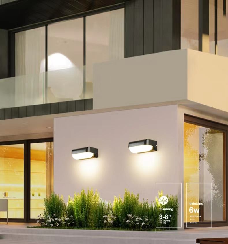 12W LED-Außenwandleuchte, wasserdichte LED-Wandleuchte, einfache Gangtreppe, Innenhofleuchte, Balkonwandleuchte, superhell