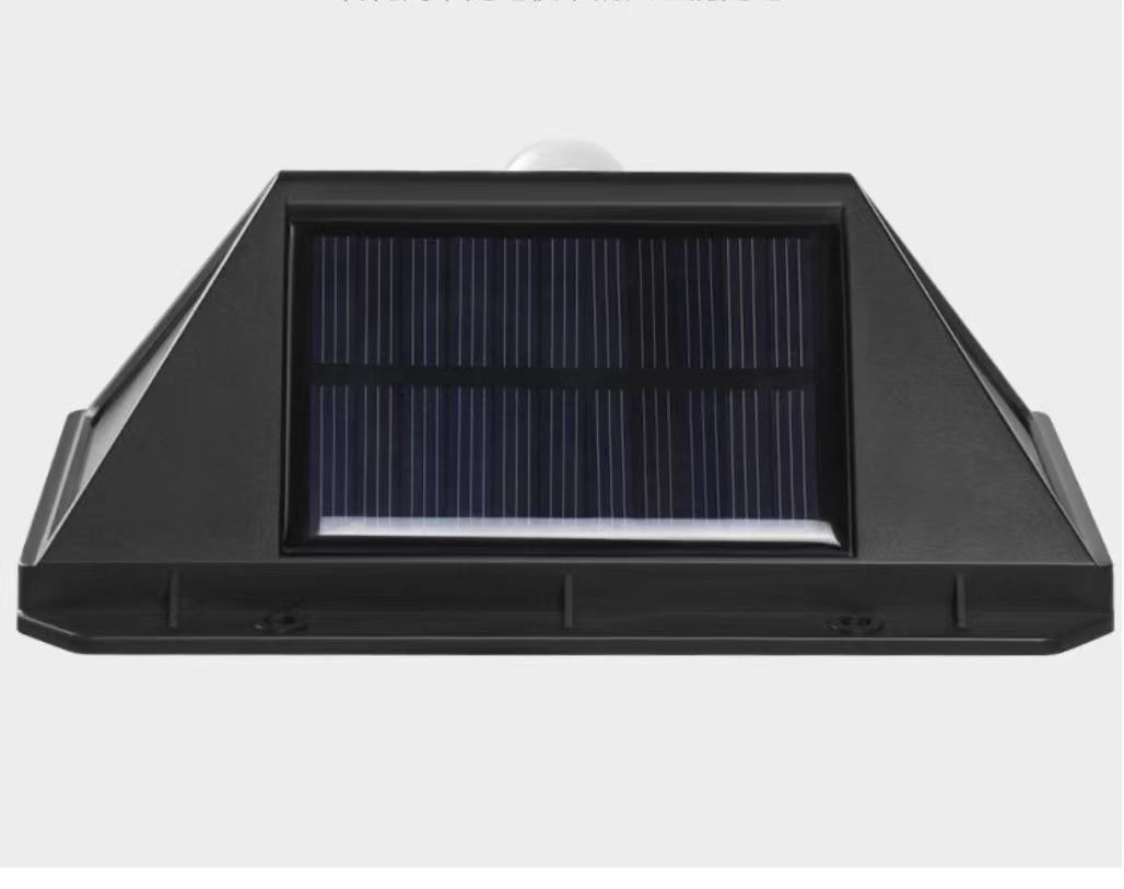 Beste Outdoor Hinterhof Garten Treppe Wasserdicht IP67 Solar Power 4 Seiten Beleuchtung Wand Lampe 100LED Motion Sensor Led Solar licht