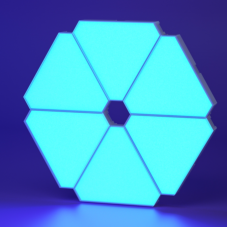 RGB Gaming Atmosphäre Licht Pickup Sound-gesteuerte Waben Quantum Tisch Zimmer Dekoration Hintergrund Wand Licht USB APP WIFI