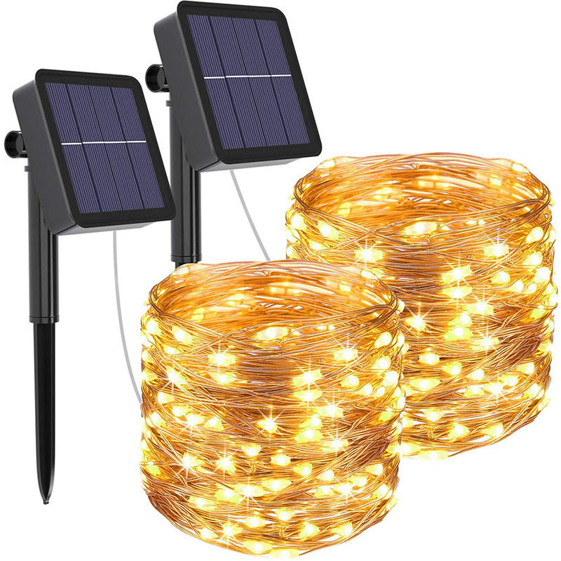 Solar String Fairy Lichter 200m Weihnachten Lichter Wasserdichte Outdoor Girlande Solar Power Lampe Weihnachten Für Garten Dekoration.