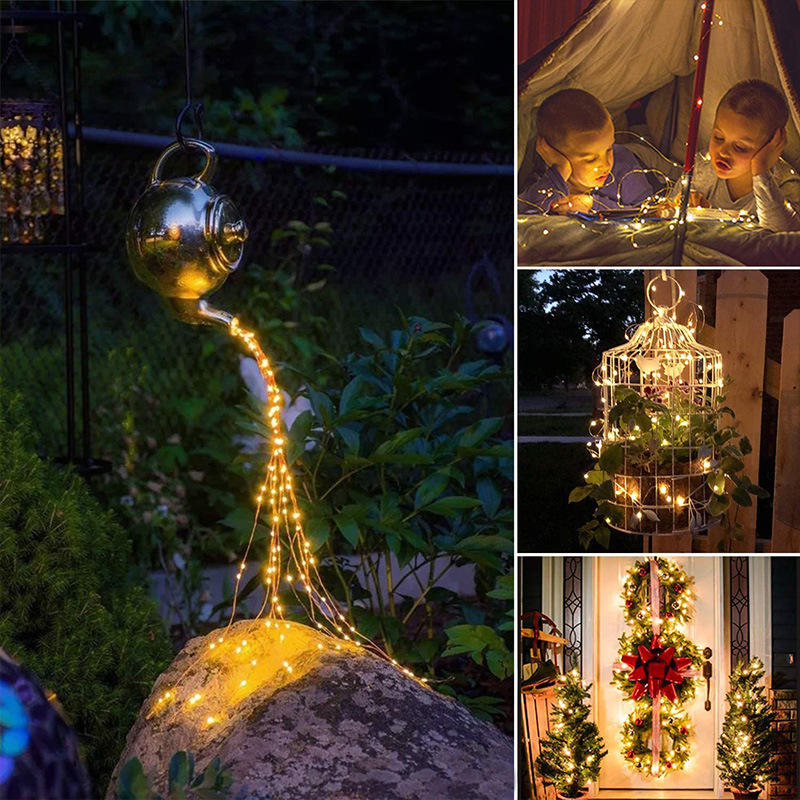 Solar String Fairy Lichter 200m Weihnachten Lichter Wasserdichte Outdoor Girlande Solar Power Lampe Weihnachten Für Garten Dekoration.
