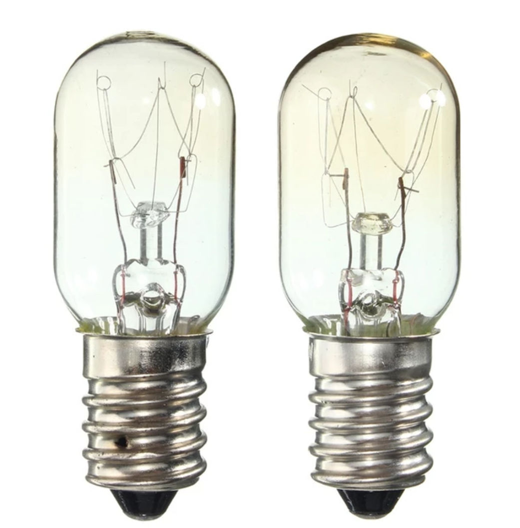 AC220 230V Edison-Glühbirne E14 SES 15W 25W Kühlschrank Kühlschrank Glühbirne Wolfram-Glühlampe Glühbirnen Warmweiß Deckenstrahler