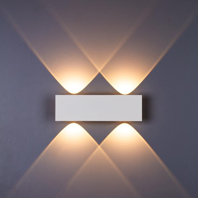 Moderne Indoor LED Wand Lampe Nachttisch Lampe Wohnzimmer Hause Beleuchtung Korridor Gang Dekoration Aluminium Licht AC85-265V