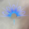 Kreative Pfau Projektion Lampe Remote Touch RGB Bunte Led Hintergrund Nachtlicht Tier Wand Licht Home Deco Für Schlafzimmer