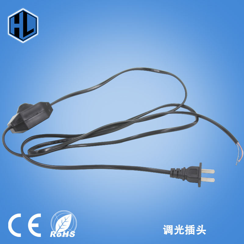 Heißer verkauf 301 Dimmbare Taste Schalter EU Stecker Draht 301 dimmer schalter UNS Stecker AC110-220V 1,8 M draht