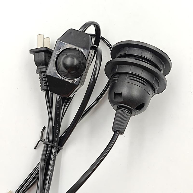 110V 220V 301 Dimmschalter Dimmbarer Schalter E26 E27 Elektrischer Kabelstecker Schalter und Draht 0,75 mm 0,5 mm 0,35 mm E26 Lampenfassung