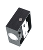 3W LED-Wandleuchte, einseitige Wandleuchte, Aluminium-Einzelkopf-Wandleuchte, AC85-265V, gebürstetes schwarzes Silbergehäuse