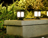 5LED Solar Hof Lampe Rasen Boden Lampe Garten Solar Lampe Garten Spalier im Freien antike Raum Licht Dekoration amerikanischen Stil 