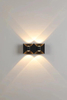 6 W 12 W Bogen Wand Lampe Wasserdichte LED Wand Licht Garten Haushalt Dekorative Lichter Fabrik Preis Schwarz Und Weiß gehäuse