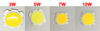 Fabrikgroßhandel COB-Lichtquelle 10-50 W Hochleistungs-High-Display-Index Highlight gelbes Licht weißes Licht COB-Lampenperlen