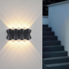 Moderne wasserdichte 12-W-LED-Wandleuchte für den Außenbereich, IP65, Aluminium, nach oben und unten gerichtete Wandleuchte, Garten-Veranda-Wandleuchte, Dekorationslicht, 110 V, 220 V