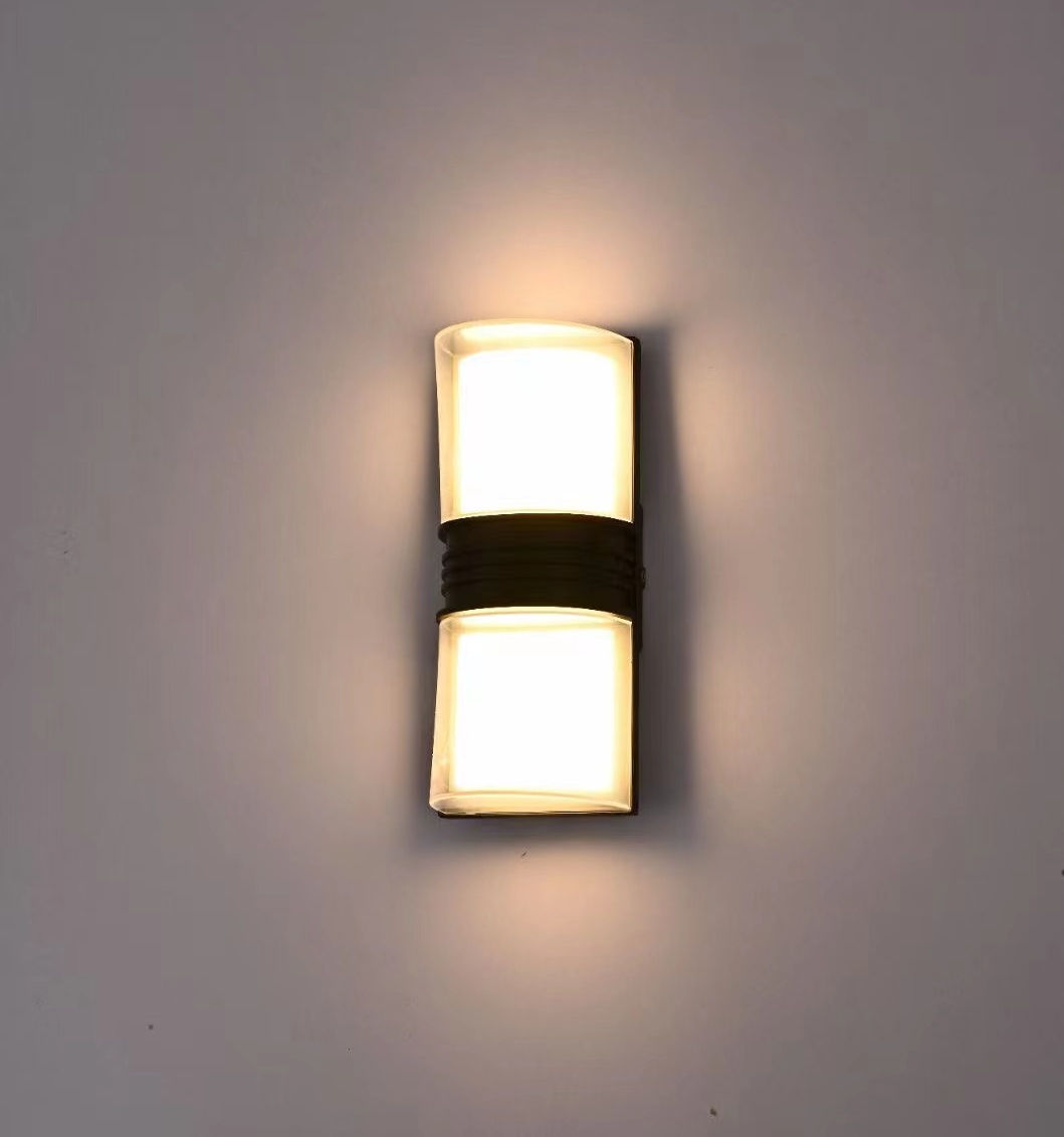 6W 12W LED Moderne Outdoor Wasserdichte Wand Lampe Innen Schlafzimmer Wohnzimmer Balkon Wand Licht Hause Beleuchtung Aluminium wandleuchte
