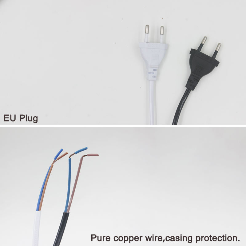 1,8 m langes Leitungskabel 303 Ein-/Aus-Netzkabel für LED-Lampe mit Knopfschalter, EU-Stecker, Lichtschaltung