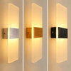 Direkt ab Werk minimalistische LED-Acryl-Wandleuchte für Hotelschlafzimmerzimmer, Beleuchtung mit Preisen, ästhetische LED-Leuchten