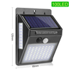 100 LED Solar Licht Outdoor Solar Lampe PIR Motion Sensor Wand Licht Wasserdichte Solar Powered Sonnenlicht für Garten Dekoration