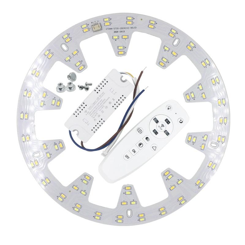 Smart 2.4G Deckenleuchter LED 5730 SMD Chip Ersatzlichtquelle Oberfläche mit Fernbedienung für Wohnzimmer Küche