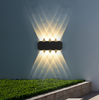 Moderne wasserdichte Outdoor 4W LED Wandleuchte IP65 Aluminium UP And Down Wandleuchte Garten Veranda Wandleuchte Dekoration Licht 110V 220V