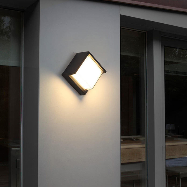 Neue Acryl Wasserdichte Wandleuchte Moderne LED Wandleuchte Aluminium Wasserdichte Außenwandleuchte Garten