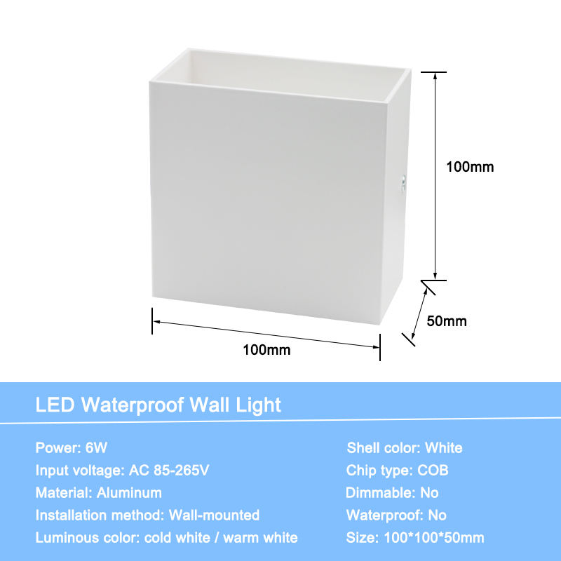 LED-Wandleuchte, modernes Licht für Wohnzimmer, Esszimmer, Acryl-Aluminium-Körper, Heimdekoration