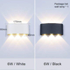 Moderne LED-Wandleuchte nach oben und unten, Beleuchtung, Würfelleuchte, Lampenbefestigung, Innen- und Außenbereich, für Zuhause, Zimmer, Schlafzimmer, Hotel, Beleuchtung, Dekoration
