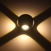 Runde Kugel 6W 12W Highbright Treppe Rostfrei Wohndeko Wasserdicht IP65 Hochwertige Aluminium-LED-Wandleuchte