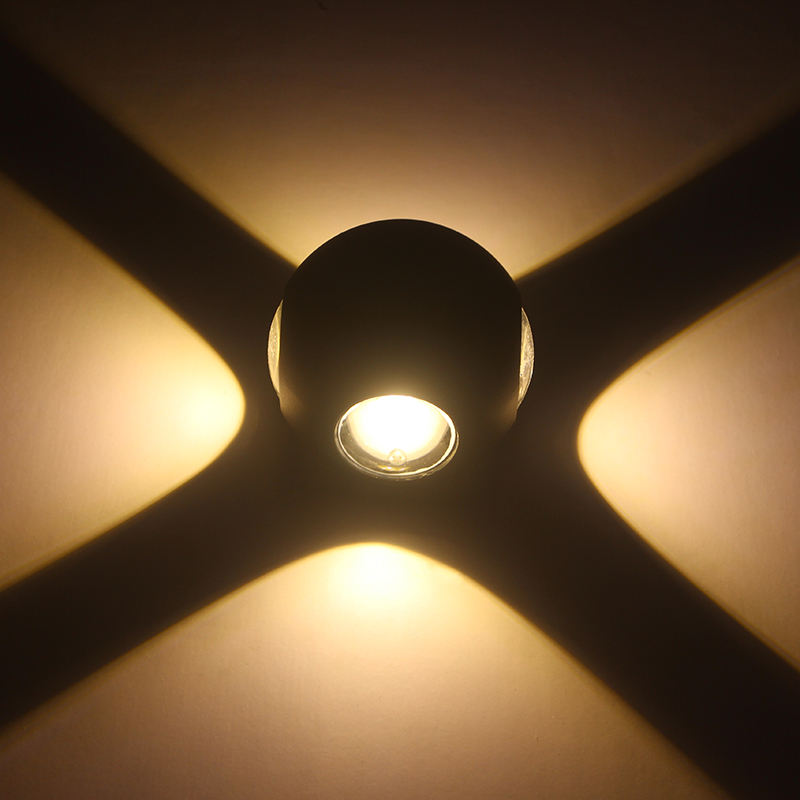 Industrielle Projektdekoration im nordischen Stil für Bar, KTV-Beleuchtung, einfache Installation, Innen- und Außenwandleuchten, 6 W, 12 W