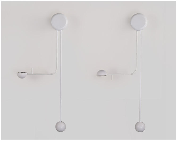 NEUE Kunst Dots Wandleuchte moderne LED Wohnzimmer Wandleuchte Nordic kreative Gangleuchten Schwarz Weiß Moderne Wandleuchte