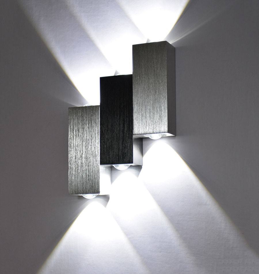 LED-Wandleuchte, Treppenhaus-Wandleuchte, Fabrikversorgung, 6 W, Aluminium-Innenwandleuchten, Herstellung dekorativer Beleuchtung