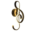 Music Note Moderner, minimalistischer Stil, Aluminium, dekorative LED-Wandleuchte, kreative Wandleuchte für Schlafzimmer, Wohnzimmer, Flur, Gang
