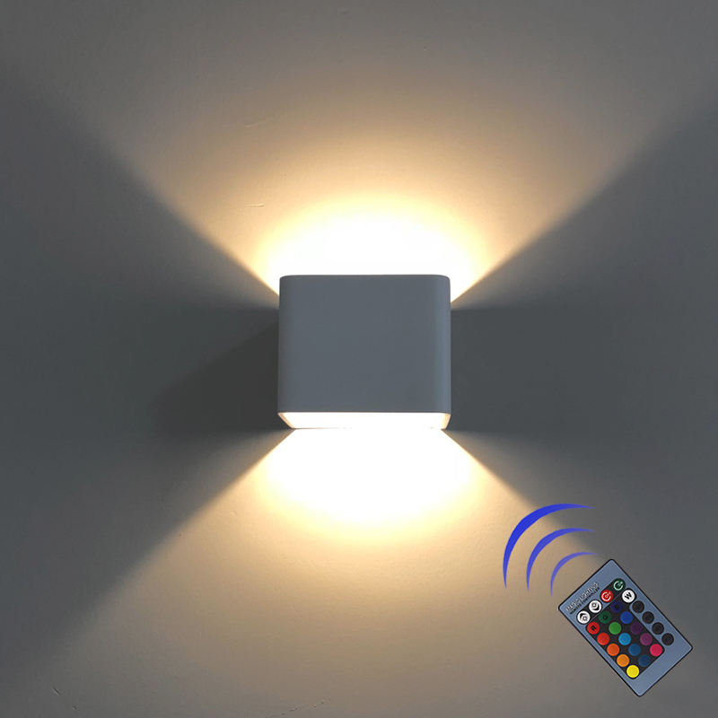 Innenwandhalterungslampe, Villa-Dekoration, Wandmontage, Farbwechsel, einfache Installation, Wand-LED-Nachtlicht