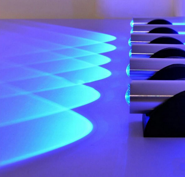 Dekorative LED-Lampe, moderne kurze, gerade Wandleuchte und Restaurant-Innenbeleuchtung, Wandleuchte, Auf- und Ab-Wandleuchte